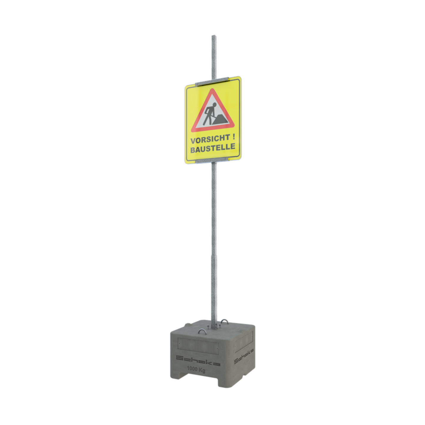 Schilderhalterung für 50×50 mm Schildrohr