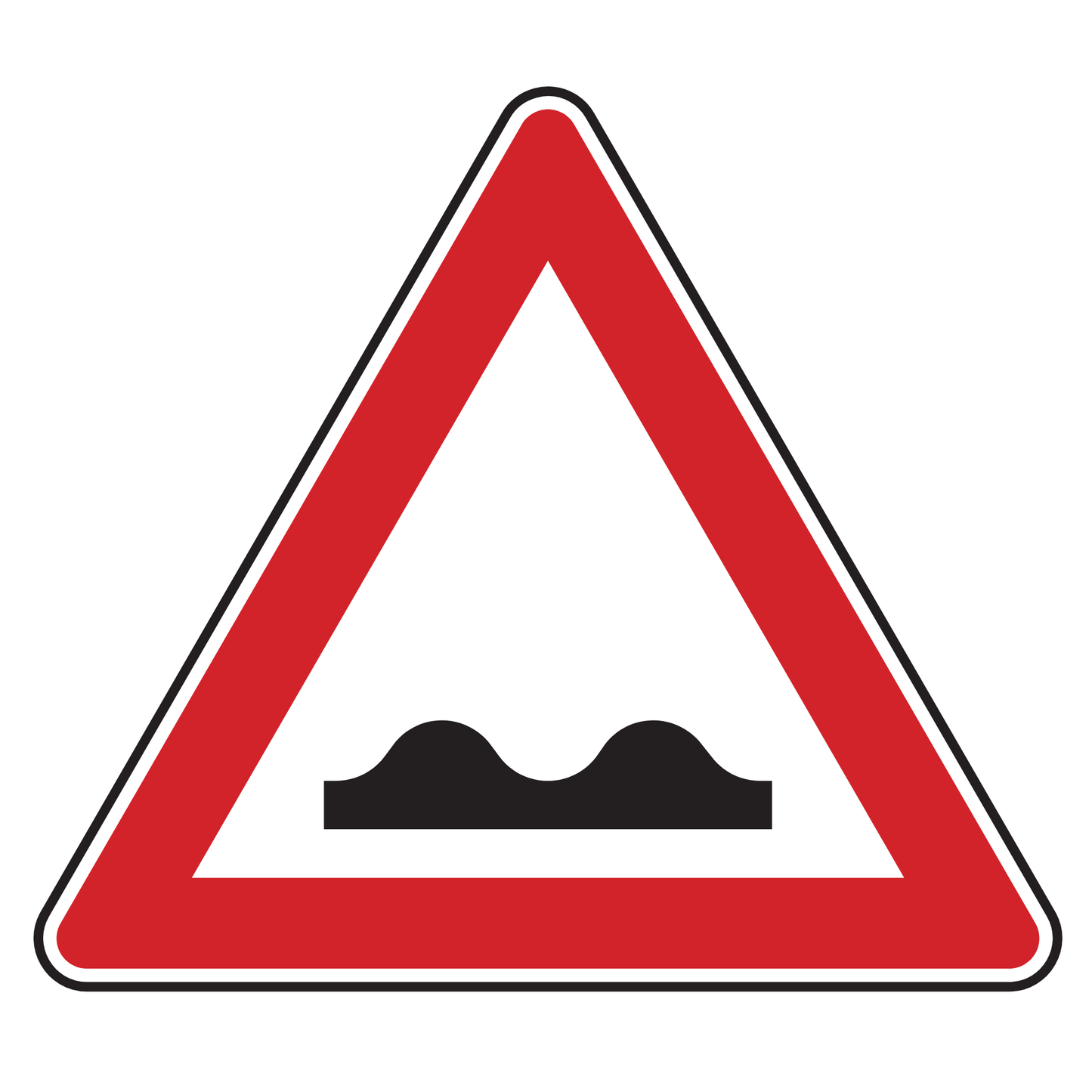 Verkehrszeichen "Unebene Fahrbahn " - VZ 112