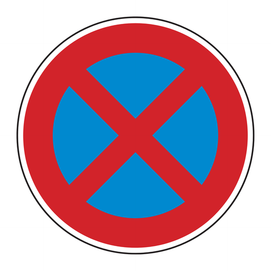 Verkehrszeichen "Absolutes Haltverbot" - VZ 283