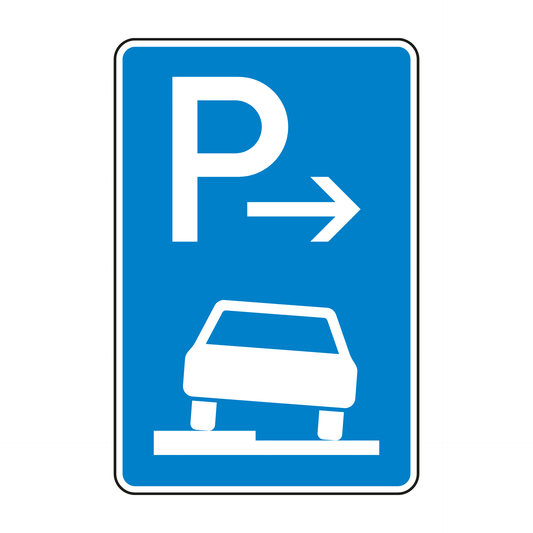 Verkehrszeichen "Parken auf Gehwegen" - VZ 315-51