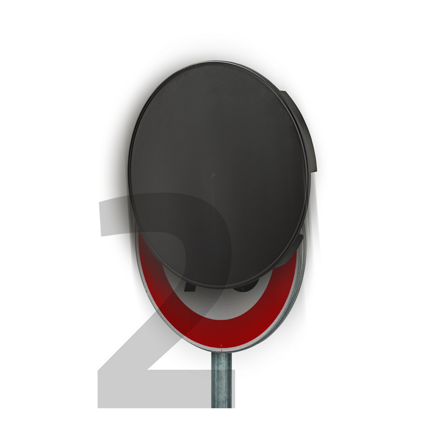 Kunststoff-Schildabdeckung – Ø 600 mm, 2 Stück je Verpackungseinheit