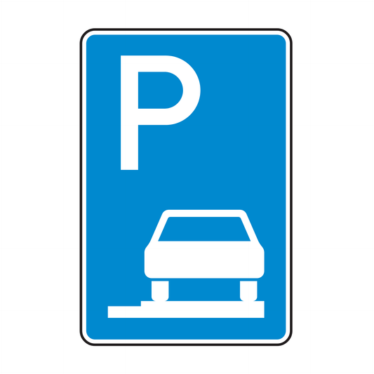 Verkehrszeichen "Parken auf Gehwegen" - VZ 315-65