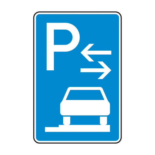 Verkehrszeichen "Parken auf Gehwegen" - VZ 315-68