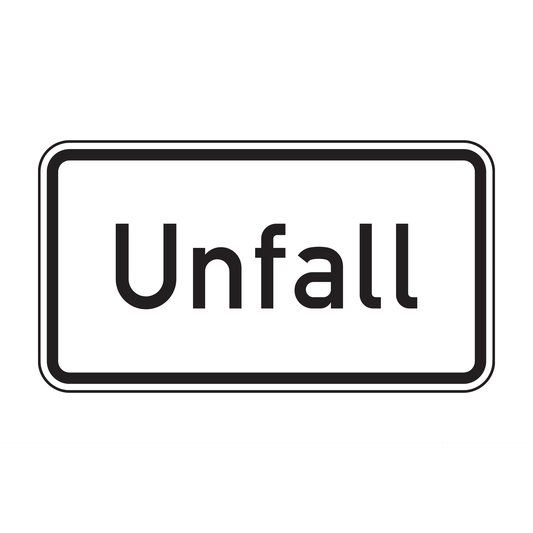 Verkehrszeichen "Unfall" – VZ 1007-50