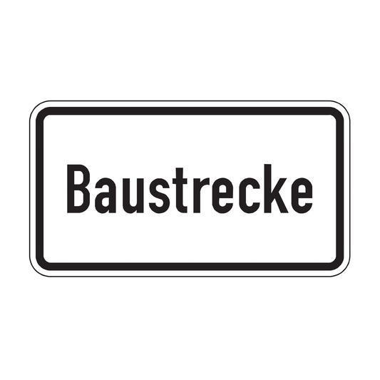 Verkehrszeichen "Baustrecke" – VZ 2134