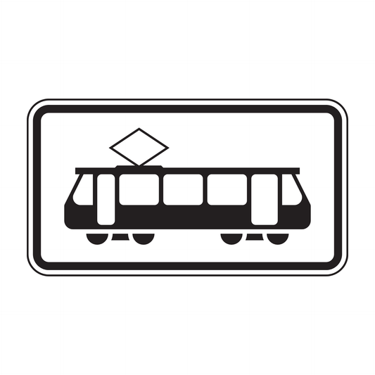 Verkehrszeichen "Straßenbahn" – VZ 1010-56