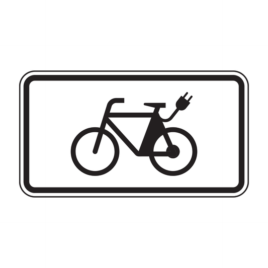 Verkehrszeichen "E-Bikes" – VZ 1010-65