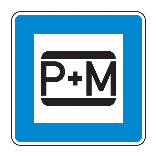 Verkehrszeichen "Parken und Mitfahren" - VZ 316-50