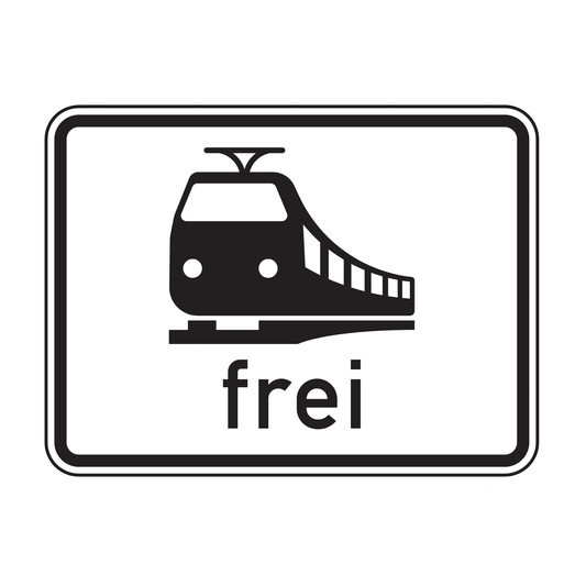 Verkehrszeichen "Schienenbahnen frei" – VZ 1024-15
