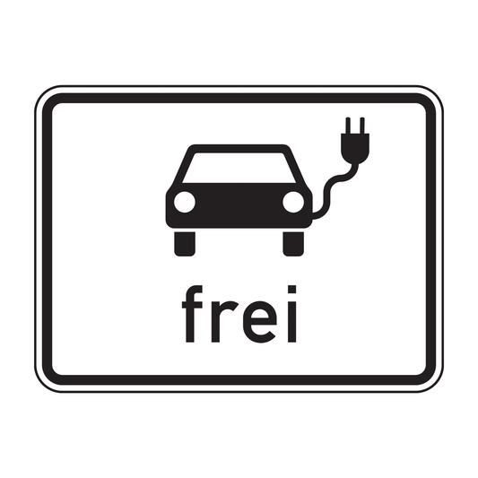 Verkehrszeichen "Elektrisch betriebene Fahrzeuge frei" – VZ 1024-20