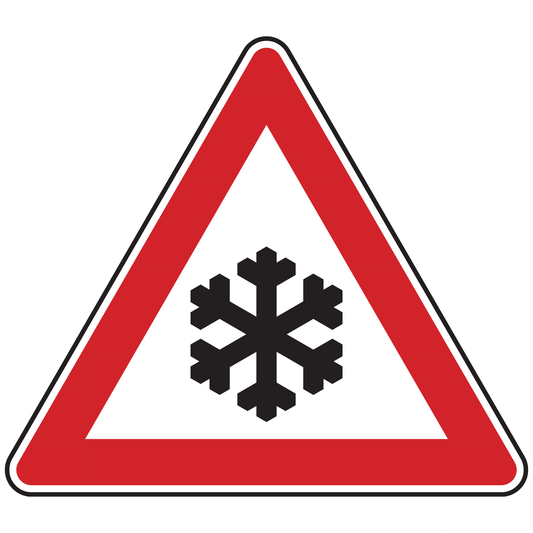 Verkehrszeichen "Schnee- oder Eisglätte" - VZ 101-51