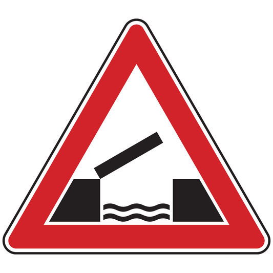 Verkehrszeichen „Bewegliche Brücke“ - VZ 101-55