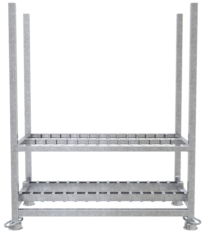 Lager- und Transportpalette für 30 Baken