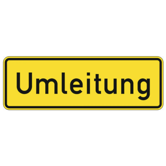 Verkehrszeichen "Umleitungsankündigung" - VZ 457.1
