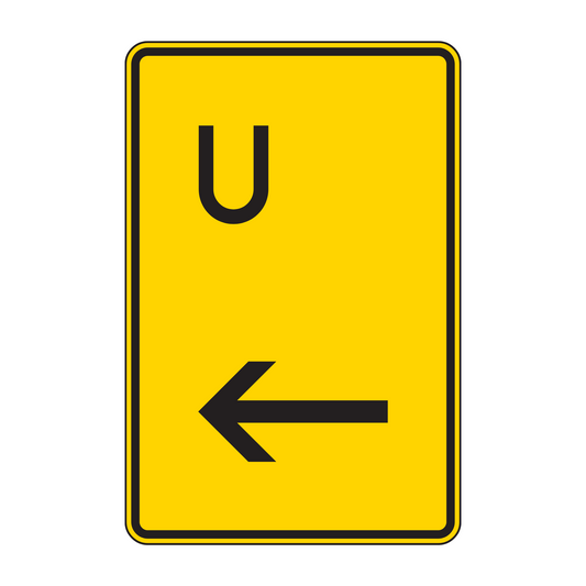 Verkehrszeichen „Ankündigung oder Fortsetzung der Umleitung, hier links“ – VZ 455.1-11L
