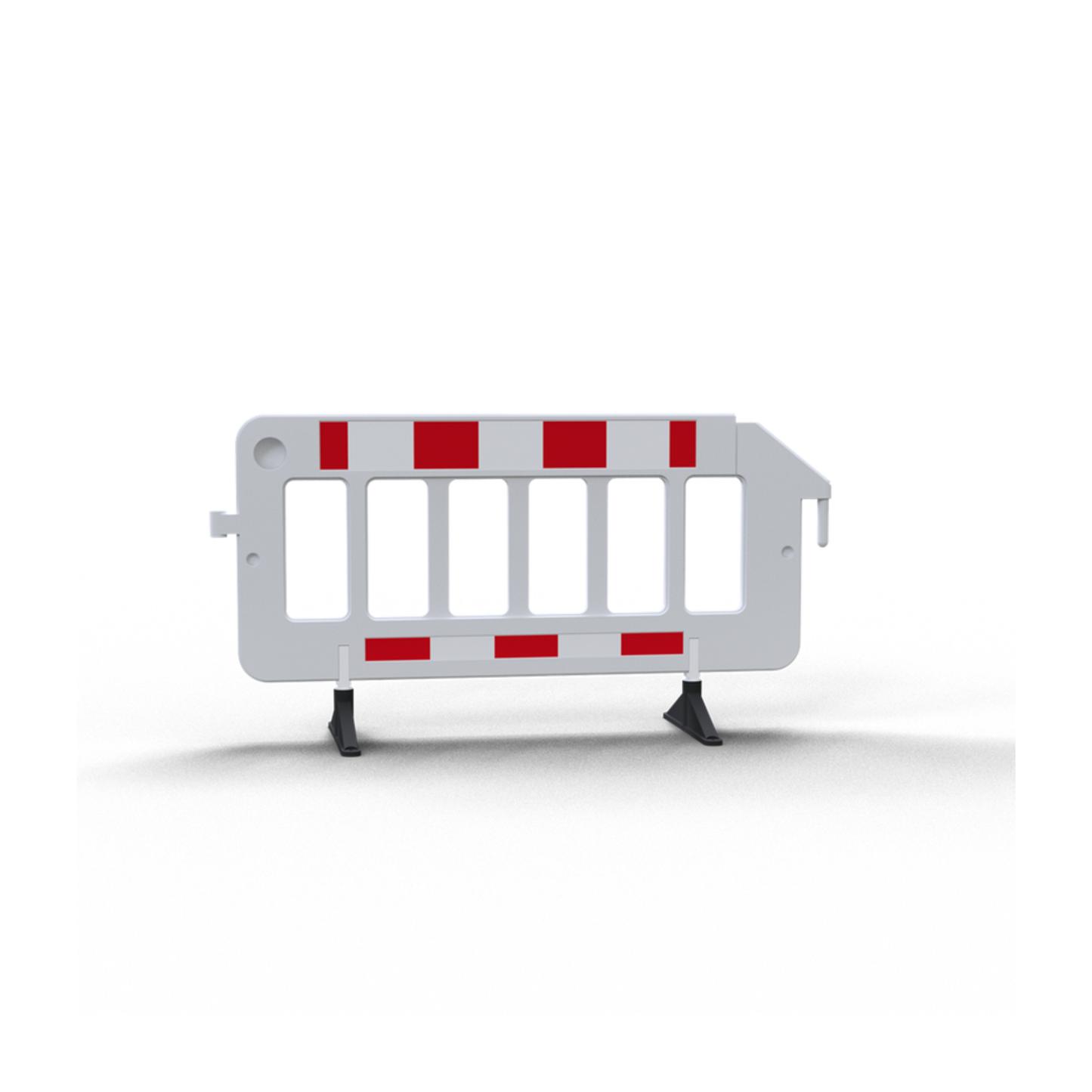 Absperrgitter mit Drehfuß aus Kunststoff mit RA1-Folie – 10er Pack